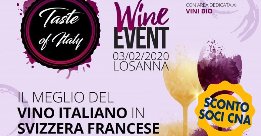 Taste of Italy, il meglio del vino italiano in Svizzera francese