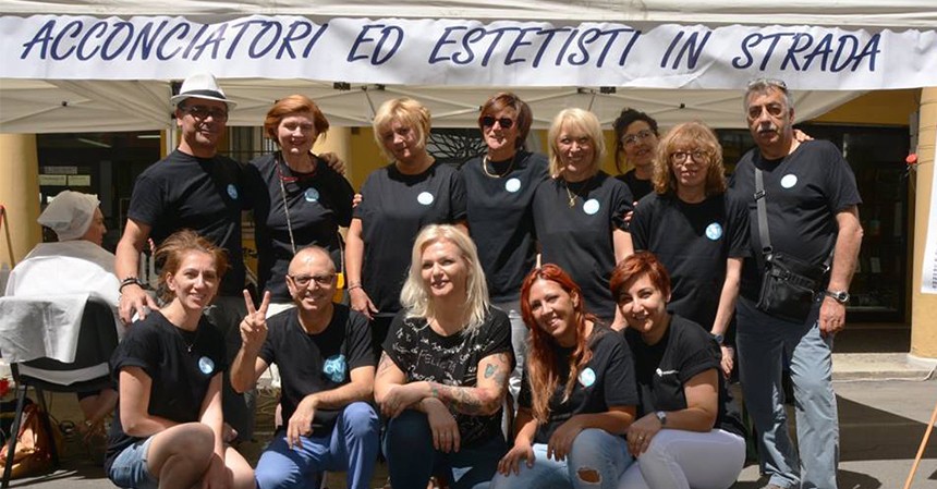 Acconciatori ed estetisti solidali a San Lazzaro