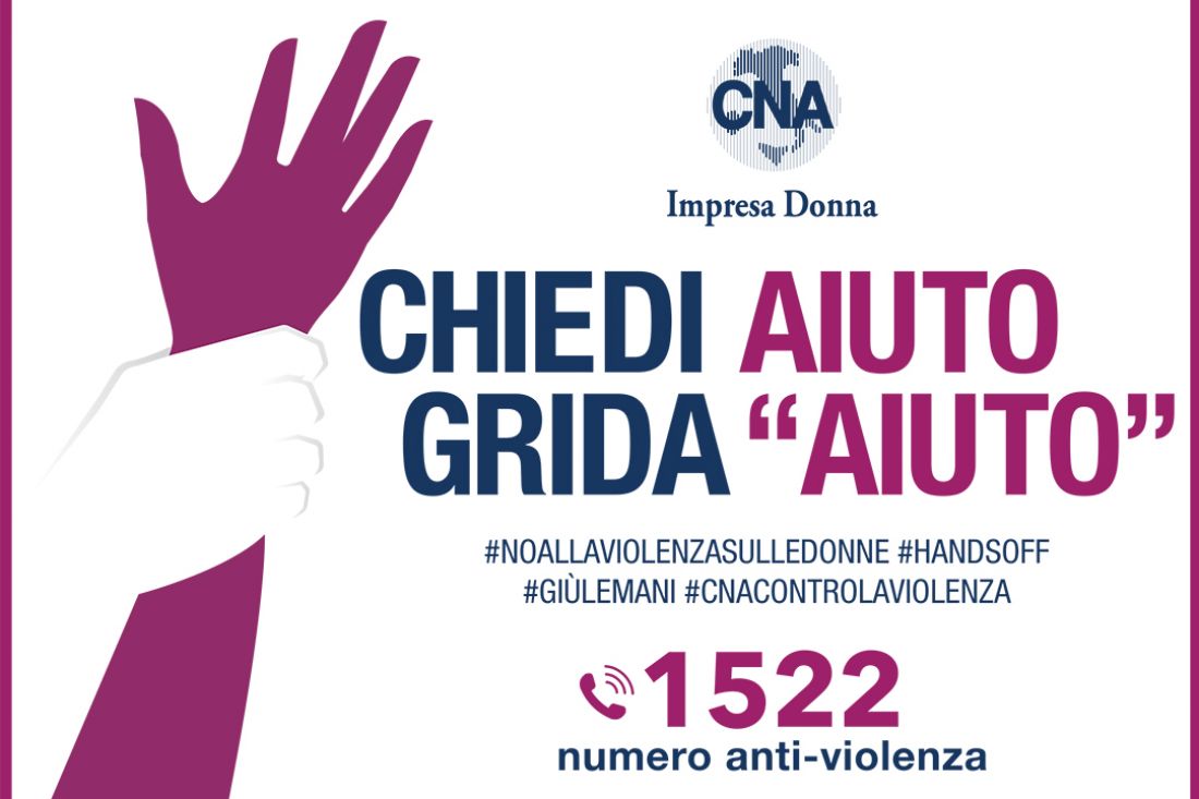 Cna contro la violenza sulle donne