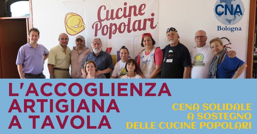 Cna invita a cena per sostenere le Cucine Popolari