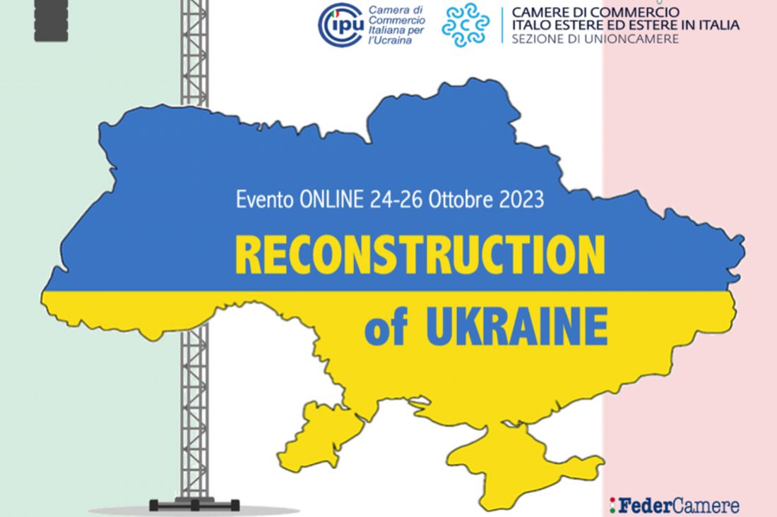 Forum internazionale Reconstruction of Ukraine 24-26 ottobre 2023