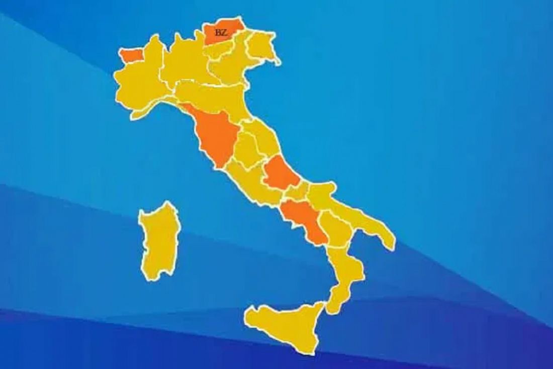 La Regione Emilia Romagna ritorna in Zona Gialla