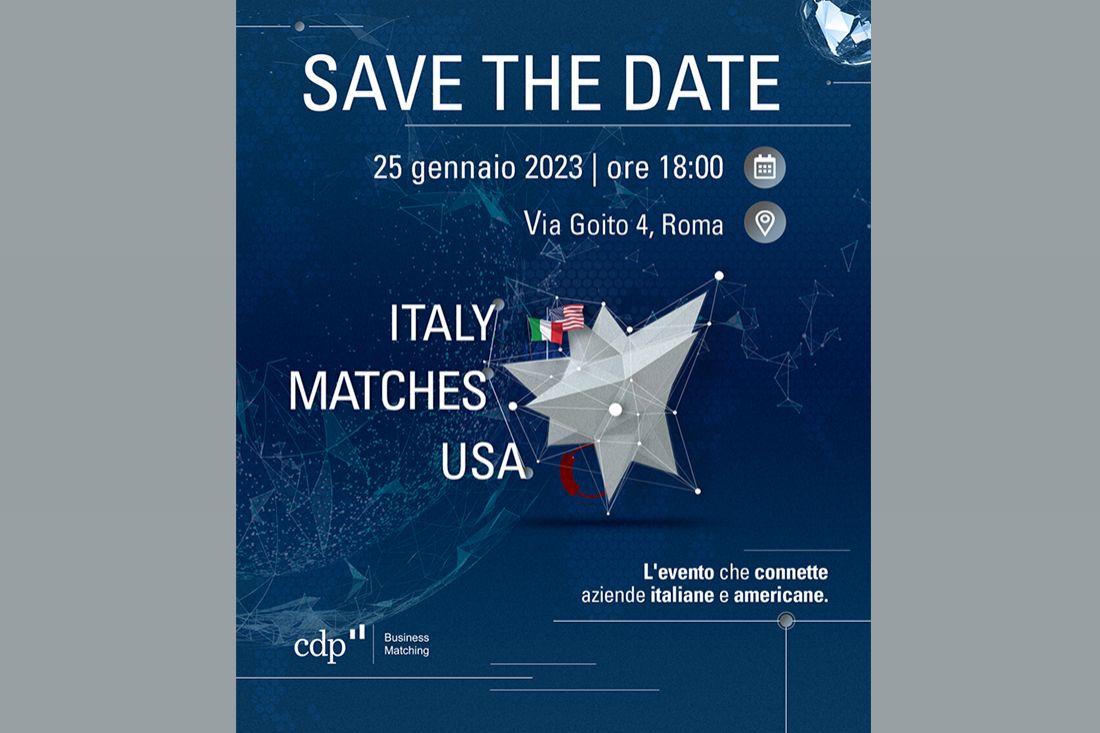Save the date  | Italy matches USA | Roma, 25 gennaio 2023