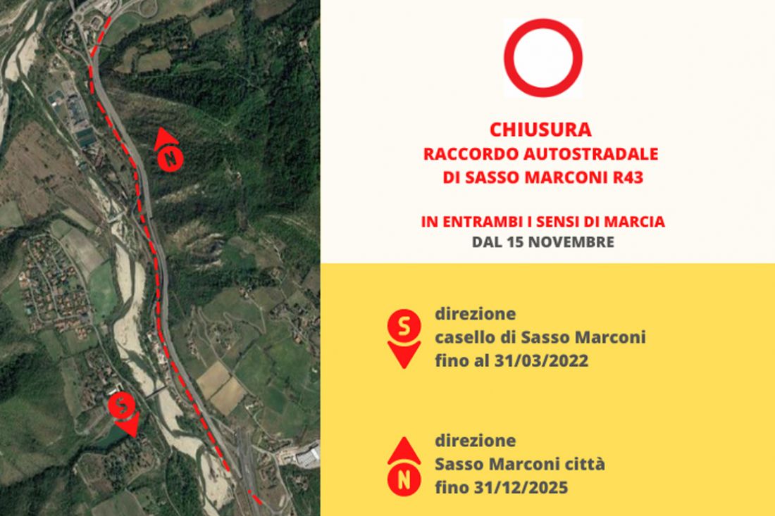 Chiusura Bretella Sasso Marconi, Cna: “Piove sul bagnato”
