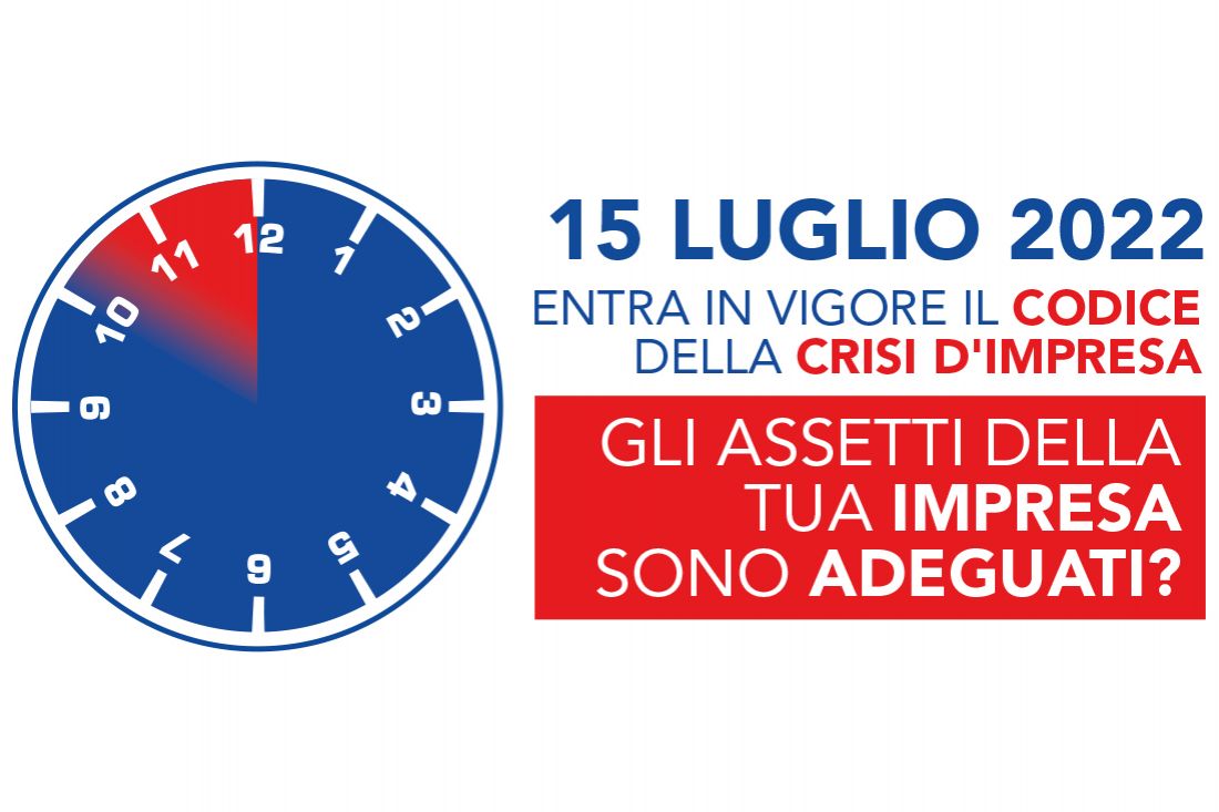 Il 15 luglio entra in vigore il codice della crisi d&#8217;impresa