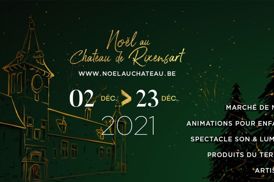 Mercatino di Natale nel Castello di RIXENSART, Belgio