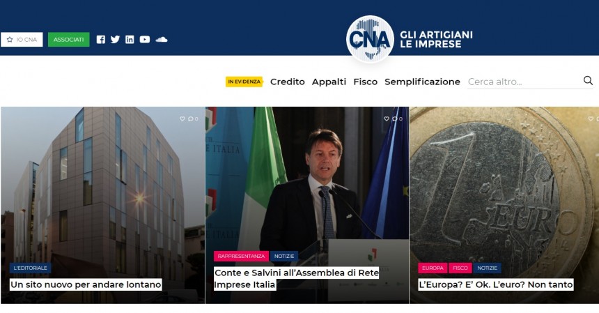 On line il nuovo sito Cna