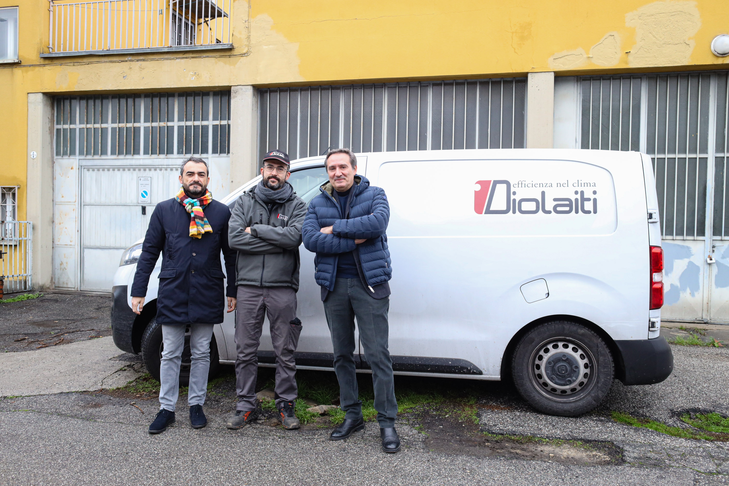 Foto della gallery di: Viaggio a 30 all’ora sul furgone dell’impiantista Cna