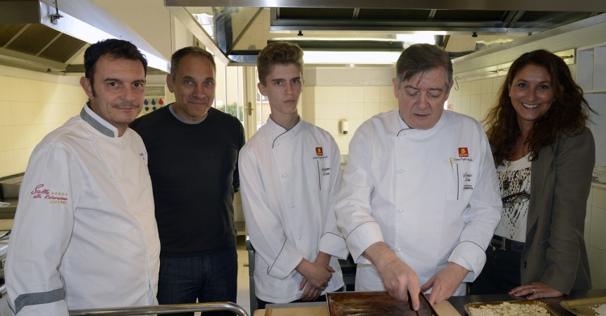 Un dolce benvenuto degli artigiani bolognesi a Papa Francesco