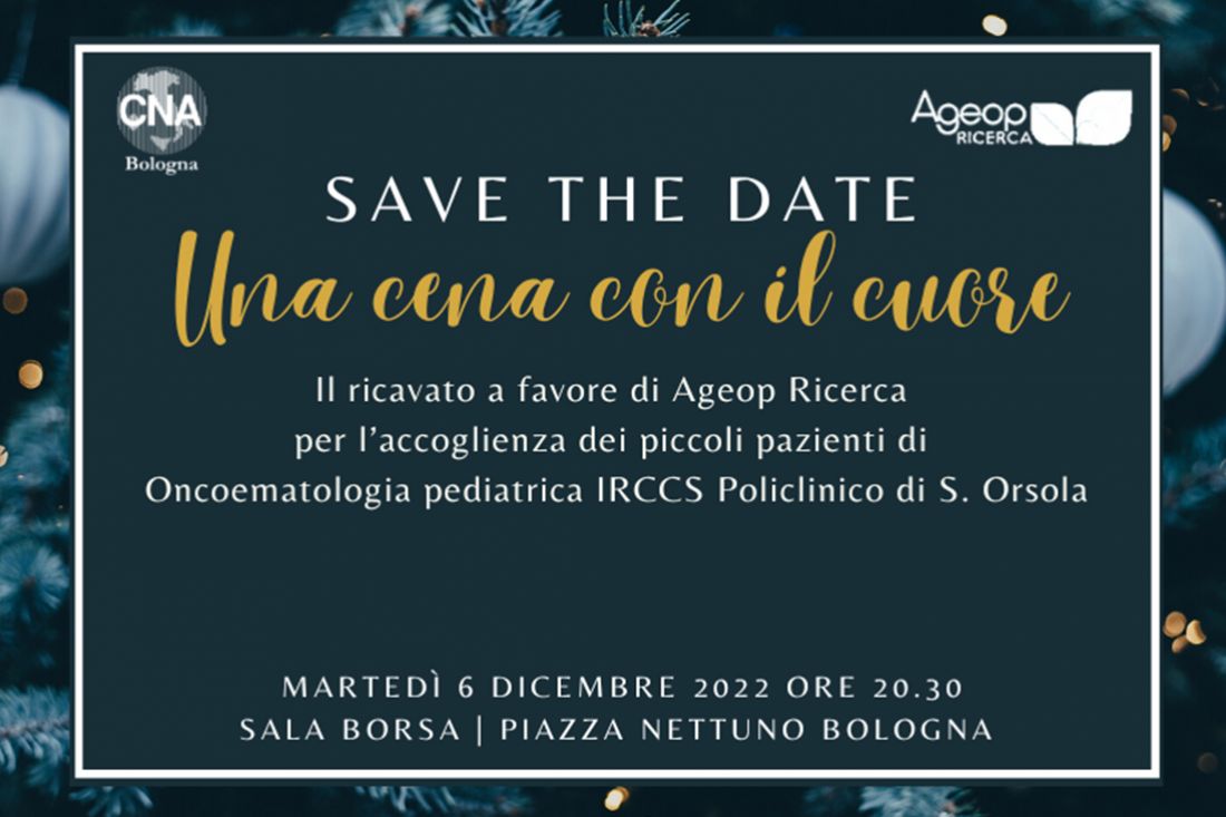 Una Cena con il Cuore, per Ageop Ricerca