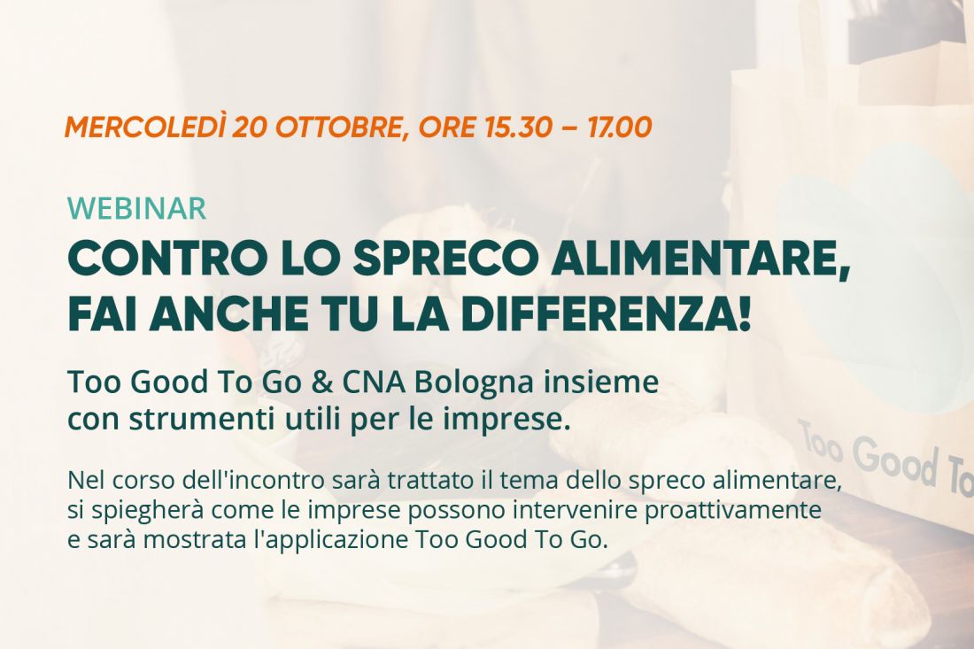 WEBINAR contro lo spreco alimentare