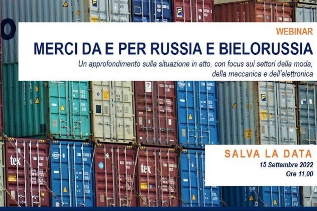 Webinar “MERCI DA E PER RUSSIA E BIELORUSSIA” 15 settembre