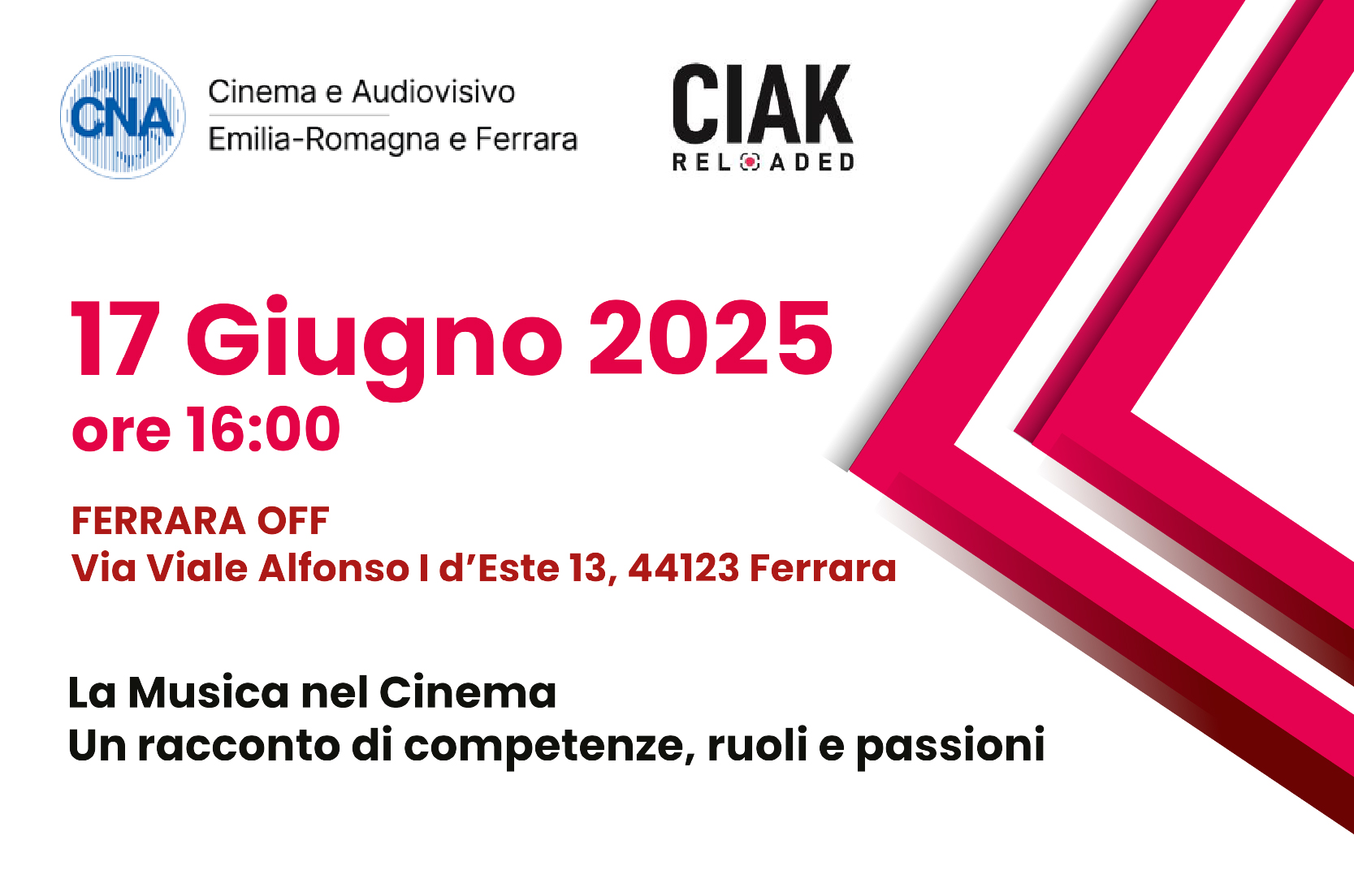 La Musica nel Cinema, un racconto di competenze, ruoli e passioni – CIAK Reloaded