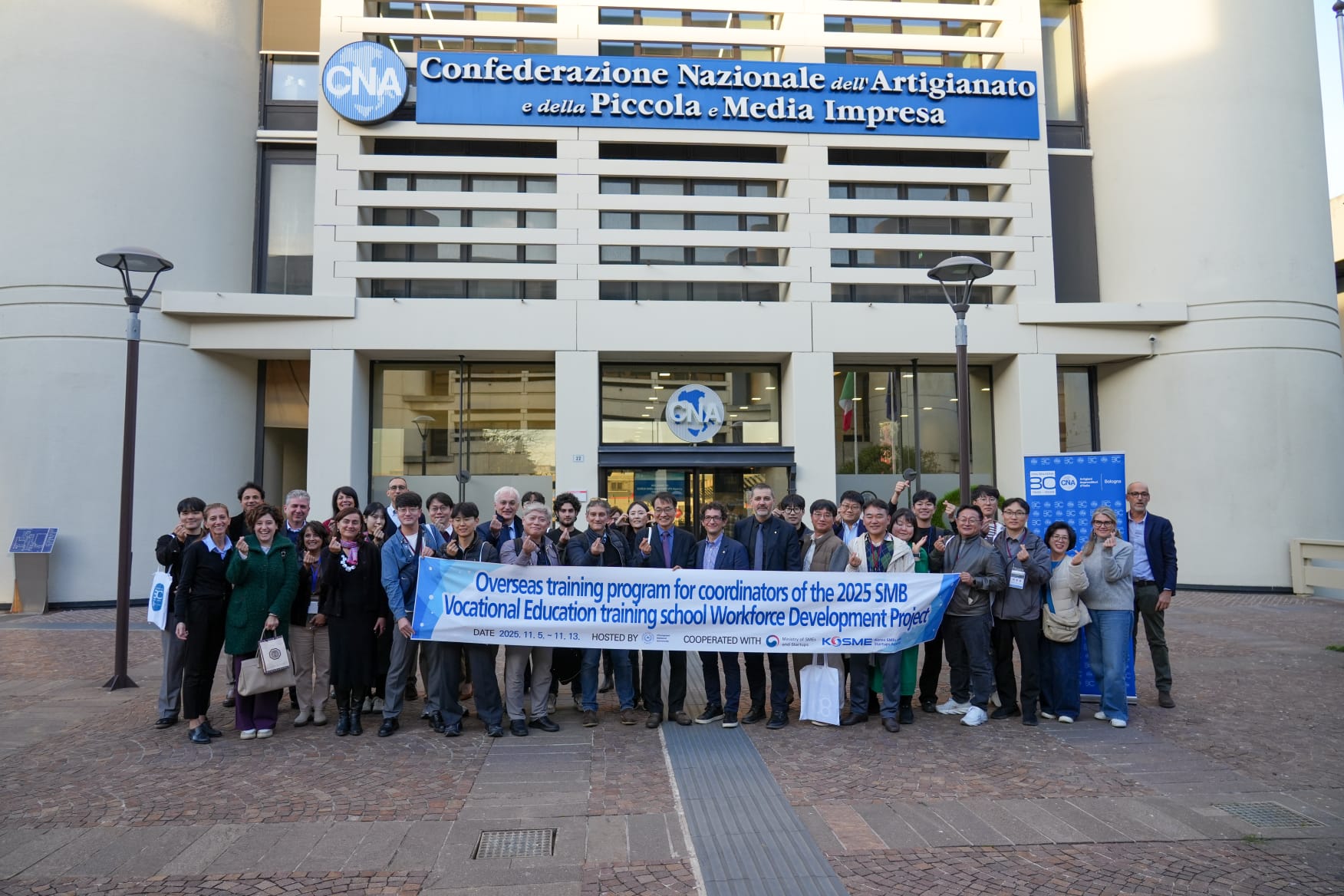 Dalla Corea del Sud alla sede CNA Bologna per conoscere l’eccellenza della piccola impresa italiana